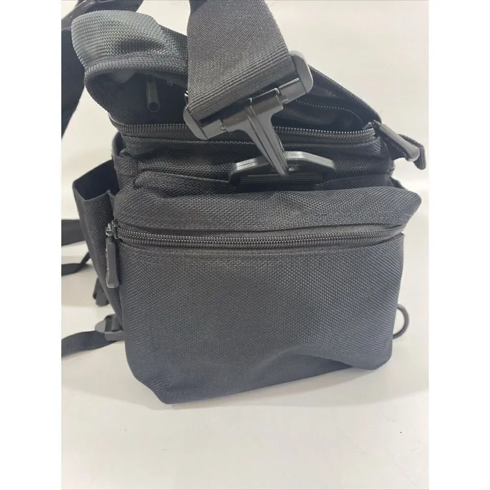 Canon Rebel Nylon Padded Camera Equipment Bag Strap + Pockets 14